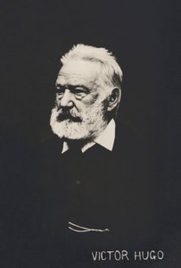 Victor Hugo, retrato (foto a p/b) de French Photographer
