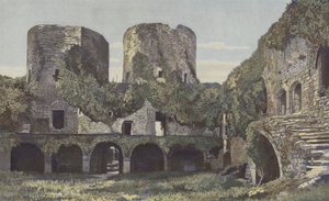 Villandraut, Chateau, Côte de la Cour de French Photographer