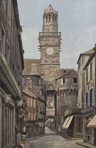 Vire, porta do relógio, lado externo da cidade de French Photographer