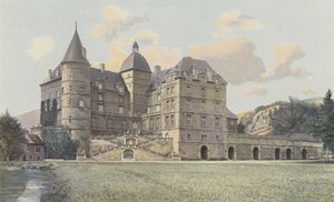 Vizille, Chateau de Lesdiguieres, Vista do Parque de French Photographer