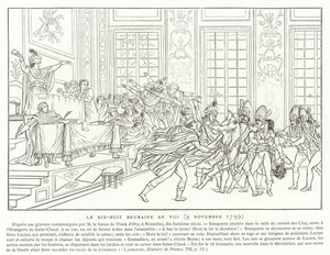 18 Brumário, Ano VIII (9 de novembro de 1799) de French School