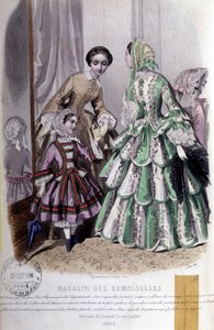 2 mulheres e uma rapariga: Moda - na "Magazine des damoiselles", 25 de Maio de French School