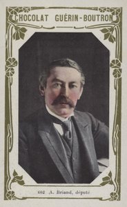 A Briand, depute (foto colorida) de French School