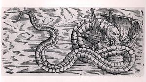 Uma Serpente Marinha Gigante de French School