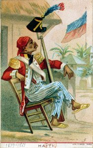 Um soldado haitiano, 1879 de French School