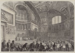 Uma sessão recente do Senado francês de French School