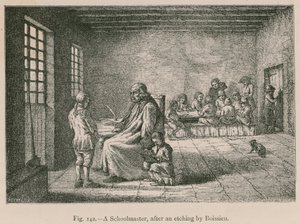 Um professor, depois de uma gravura de Boissieu de French School