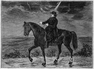 Um padre atirou no seu cavalo. de French School