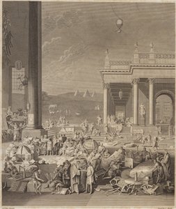 Uma cena para a Enciclopédia Britânica de French School
