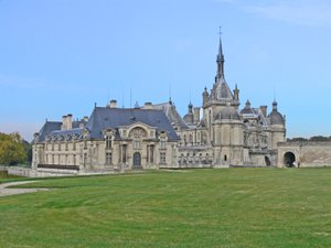 Uma vista do castelo de French School
