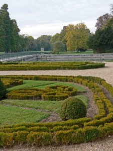 Uma vista do castelo: os jardins de French School