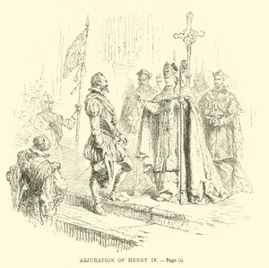 Abjuração de Henrique IV de French School