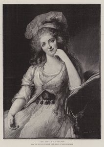 Adelaide de Bourbon (gravura) de French School