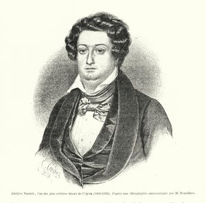 Adolphe Nourrit, um dos tenores mais famosos da ópera de French School