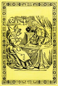 Contadora de aventuras. Capa da chave dos sonhos. Imagem de Epinal. Século XIX. de French School