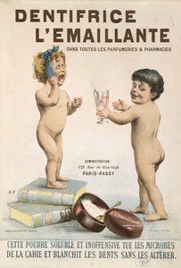 Propaganda para LEmaillante Dentifrice, 1892 de French School