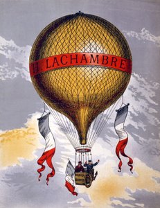 Anúncio para balões fabricados pela H. Lachambre, 1880-1900