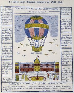 Aerostato: canção no globo aerostático de French School