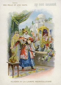 Aladin e a lâmpada mágica de French School