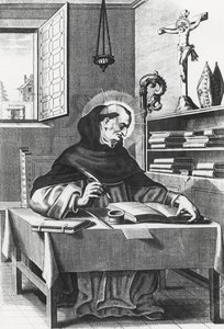 Albertus Magnus (gravura) de French School