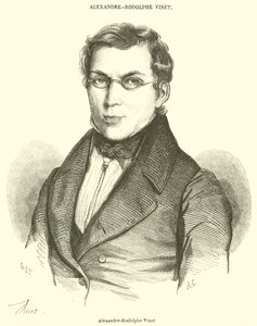 Alexandre-Rodolphe Vinet (gravura) de French School