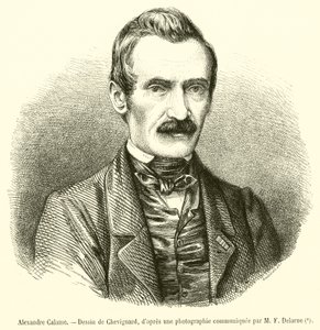 Alexandre Calame (gravura) de French School