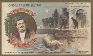 Alexandre Dumas (1802-1870), escritor francês, autor de "O Conde de Monte Cristo", romance (1845-1846) de French School