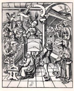 Alegoria da Música de French School