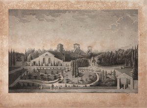 Parque de diversões com Panstéréorama de French School