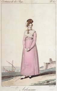 Uma Arlesienne - gravura de French School