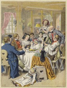 Uma festa de noivado na Alsácia de French School