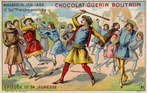 Um episódio da juventude de Bertrand du Guesclin, condestável da França de French School