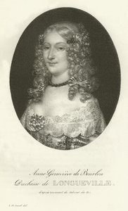Anne-Genevieve de Bourbon, duquesa de Longueville de French School
