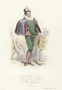 Anne, duque de Joyeuse, favorito de Henry III da França de French School