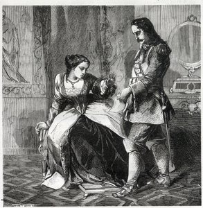 Anne Ninon" do Enclo (ou Ninon de Lenclos ou Ninon de Lanclos) de French School