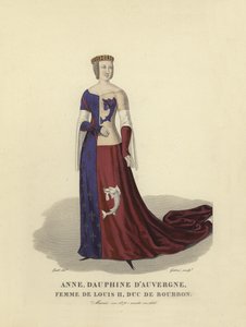 Anne de Auvergne, esposa de Louis II, duque de Bourbon