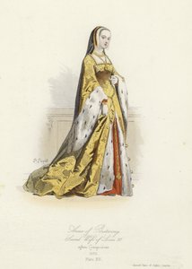 Ana da Bretanha, segunda esposa de Luís XII da França de French School