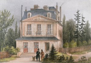 Antoine de Fourcroy no Jardin des Plantes em Paris de French School