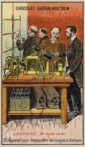 Aparelho para transmissão de imagens à distância (chromolitho) de French School