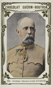 Arquiduque Charles-Louis da Áustria (foto colorida) de French School