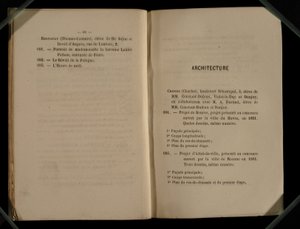 Capítulo de arquitetura, do Salon des Refuses, 1863 de French School