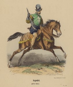 Argoulet, XVIe Siecle (gravura a cores) de French School
