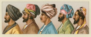 Trajes asiáticos de French School