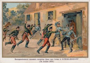 Ataque a uma fazenda em Schirlenhoff de French School