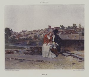 Confissões (cor litho) de French School