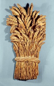 Padeiros, sinal, com, orelhas, de, trigo, e, flores, de, a, campo, (golden, wood)