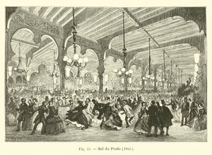 Bal du Prado, 1855 de French School