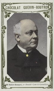 Ballot-Beaupre, primeiro presidente do Tribunal de Cassação (foto colorida) de French School