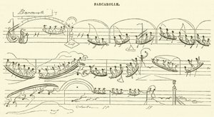 Barcarola (gravura) de French School