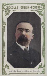 Barthou, presidente do Conselho (foto colorida) de French School